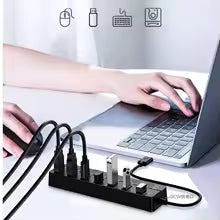 USB 3.0 Power Adapter 4/7 Port Multi USB Splitter